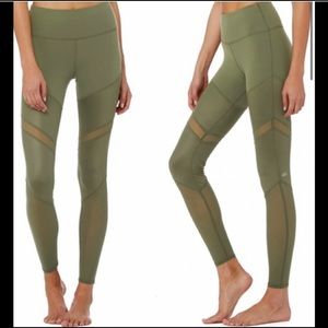 Alo Color Block Mesh 7/8 Leggings